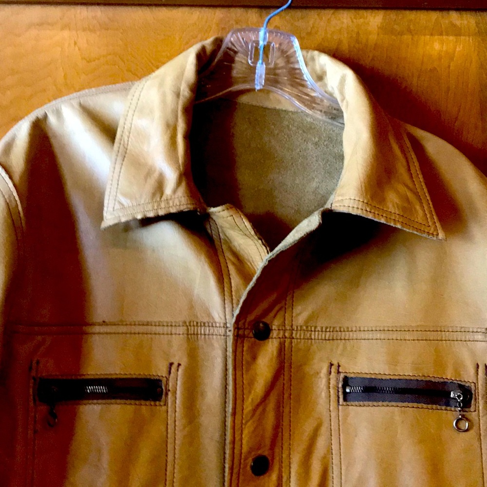 Vintage 1970’s reversible leather men’s jacket - Picture 7 of 8